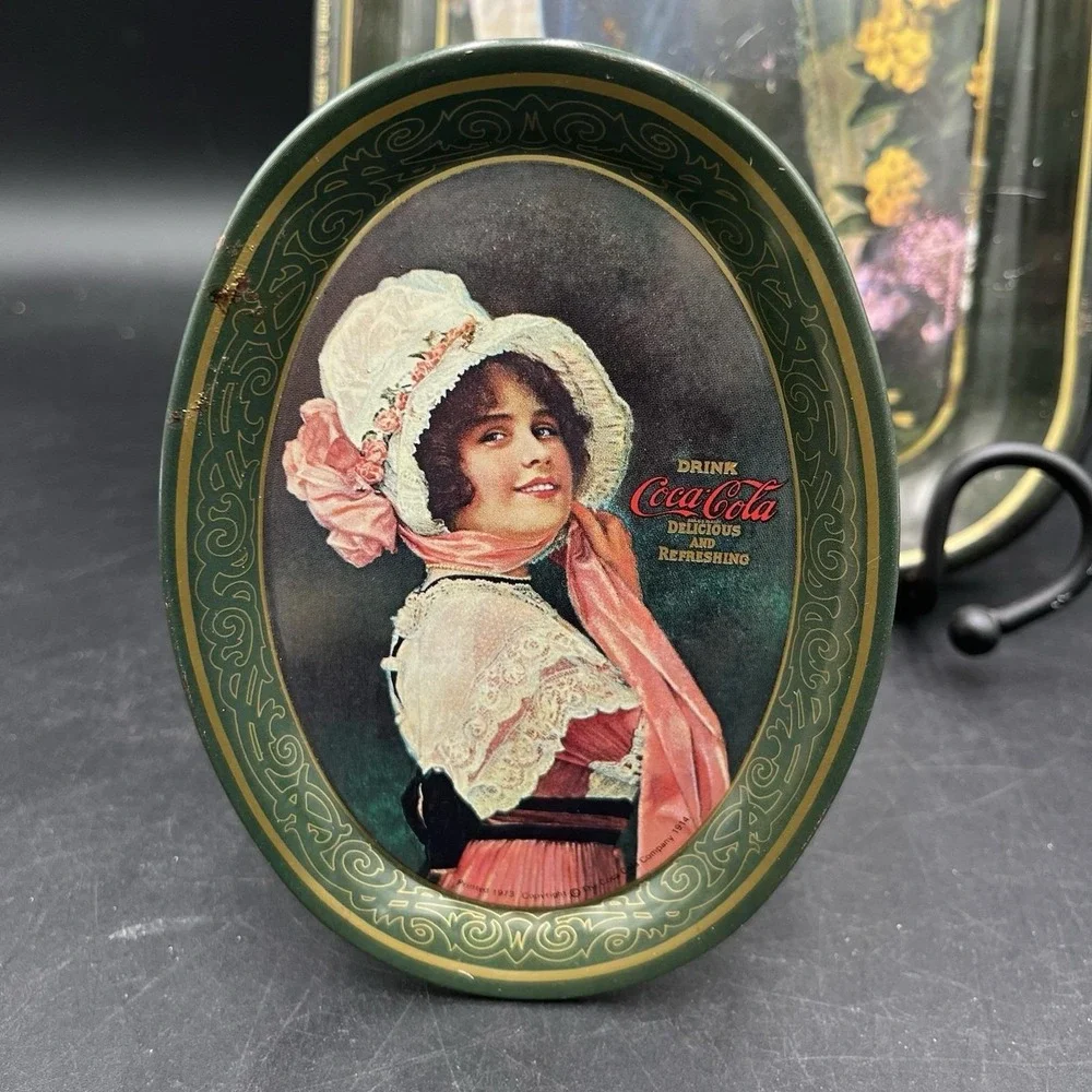Lot Of 3 VTG Tin Coca-Cola Advert Trays 19